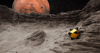 Robojeż. Wizja artystyczna. Credits: NASA/JPL