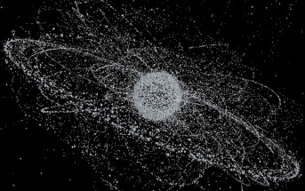 Śmieci kosmiczne wokół Ziemi / Credit: NASA