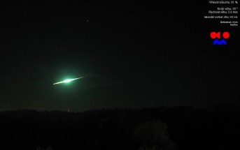 Bolid z 31 października sfotografowany przez CHMI / Credit: Czeska Służba Hydrologiczno-Meteorologiczna