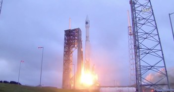 Moment startu rakiety Altas V z Cygnusem-4 na pokładzie / Credits - NASA TV