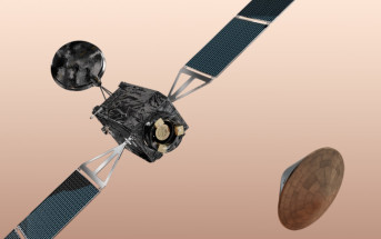 Odłączenie EDM od sondy ExoMars 2016 - wizualizacja / Credit: ESA