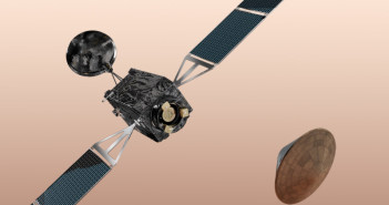 Odłączenie EDM od sondy ExoMars 2016 - wizualizacja / Credit: ESA