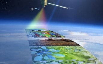 Satelita FLEX (na pierwszym planie) w tandemie z satelitą Sentinel-3 - wizja artystyczna / Credit: ESA/ATG medialab
