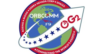 Logo tego startu rakiety Falcon 9R v1.2 z 11 satelitami / Credits - Orbcomm