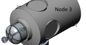 Ogólny wygląd śluzy zamontowanej do Node-3 / Credits - Nanoracks