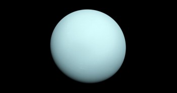Uran z sondy Voyager 2 / Credits - NASA/JPL-Caltech