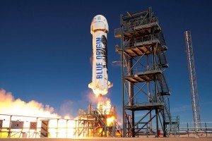 Start rakiety New Shepard - 22 stycznia 2016 / Credits - Blue Origin