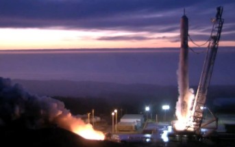 Podgląd na stanowisko po próbnym odpaleniu silników / Źródło: SpaceX