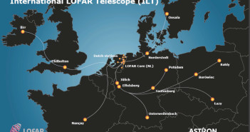 Sieć LOFAR powiększona o irlandzką stację Birr, styczeń 2016 / Credit: ASTRON, LOFAR