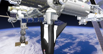 Dream Chaser przyłączony do ISS / Credits - Sierra Nevada