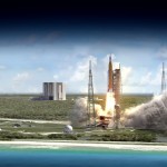 Start rakiety SLS - jednego z elementów największego obecnie programu NASA / Credits - NASA