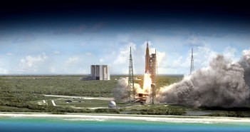 Start rakiety SLS - jednego z elementów największego obecnie programu NASA / Credits - NASA