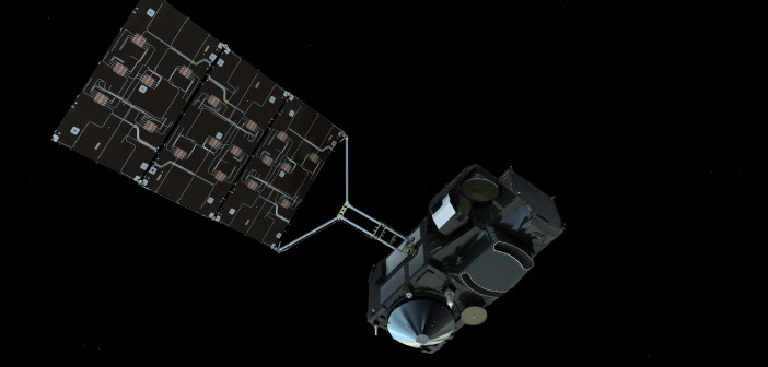 Sentinel-3 - wizualizacja / Credit: ESA, ATG Medialab