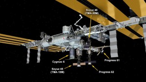 AKtualny wygląd ISS, po dołączeniu pojazdu Cygnus / Credits - NASA