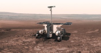 Wizja łazika ExoMars na powierzchni Czerwonej Planety / Credits - ESA