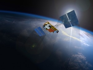 Artystyczna wizja satelity Iridium NEXT / Źródło: Iridium