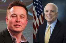 Elon Musk (po lewej) i senator John McCain (po prawej) / Credit: Steve Jurvetson, CC-BY 2.0, United States Congress (domena publiczna)
