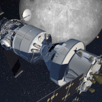 Habitat na orbicie księżycowej firmy Lockheed Martin ma składać się z zestawu: statek Orion oraz moduł oparty na statku Cygnus (Credits: Lockheed Martin).