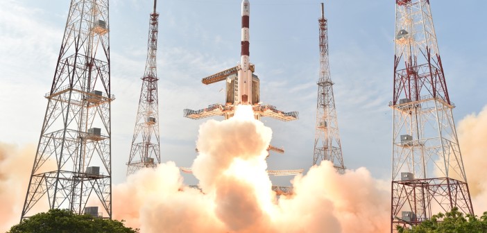 Start rakiety PSLV-XL C32 z satelitą IRNSS-1F / Credit: ISRO