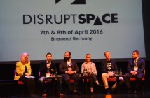 Panel dotyczący przedsiębiorczości na DIsrupt Space / Credits - Blue Dot Solutions