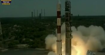 Start PSLV-XL z IRNSS-1G / Credits - Ministry of Information & Broadcasting