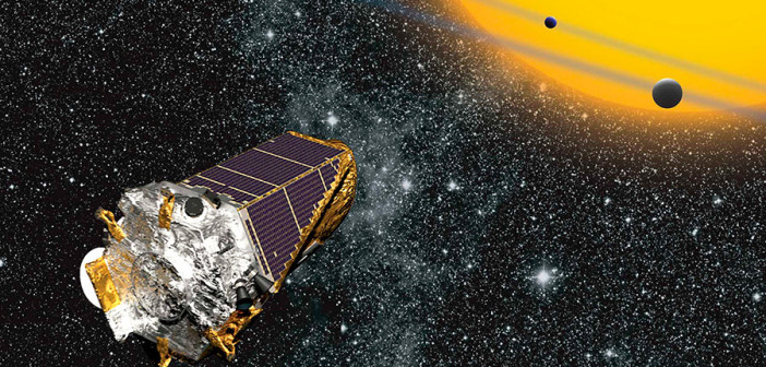 Artystyczna wizja teleskopu Keplera w przestrzeni kosmicznej / Credits - NASA