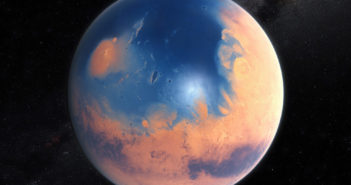 Ocean na Marsie. Wizja artystyczna. ESO/M. Kornmesser/N. Risinger (skysurvey.org)