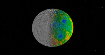 Dane wizualne i topograficzne Ceres z misji Dawn / Credits - NASA/JPL-Caltech/SwRI