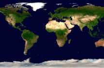 Mapa Ziemi na podstawie danych satelitarnych (2011 rok) / Credits - NASA