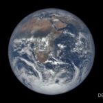 Widok z kamery EPIC na Ziemię w grudniu 2015 roku / Credits - NASA