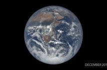 Widok z kamery EPIC na Ziemię w grudniu 2015 roku / Credits - NASA