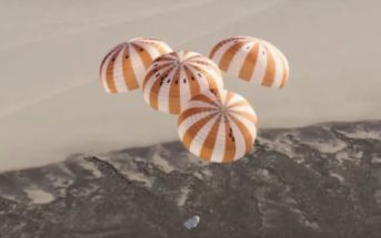 Test spadochronów Dragona 2 / Credits - NASA TV