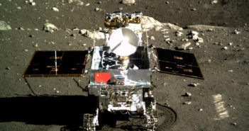 Yutu na powierzchni Księżyca / Credit: CNSA