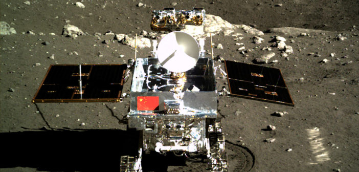 Yutu na powierzchni Księżyca / Credit: CNSA