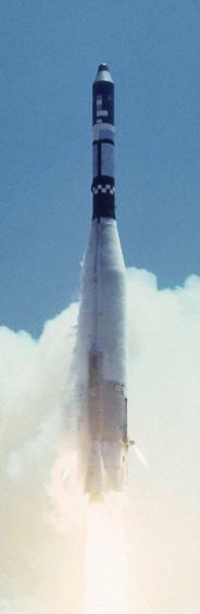 Start rakiety Atlas, wyposażonej w stopień Agena D (USAF)