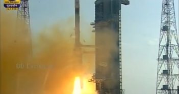 Start satelity Insat 3DR na rakiecie GSLV Mk 2, 8 września 2016 / Credit: ISRO