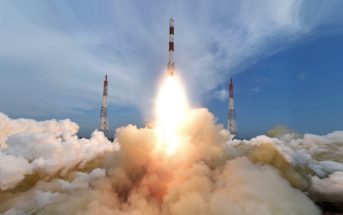 Start PSLV z satelitami ScatSat-1 i Pathfinder-1, 26 września 2016 / Credit: ISRO