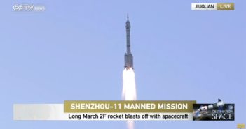 Start misji Shenzhou-11 / Credits - CCTV