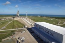 Wyrzutnia LC-39A oraz hangar firmy SpaceX / Credits - NASA