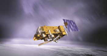 Satelita serii MetOp na orbicie - wizualizacja / Credit: Airbus D&S, EUMETSAT