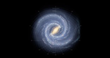 Grafika prezentująca prawdopodobny wygląd naszej Drogi Mlecznej / Credits - NASA/Adler/U. Chicago/Wesleyan/JPL-Caltech