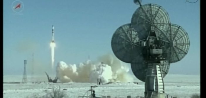 Start Progressa MS-05 - ostatni lot rakiety Sojuz-U / Credits - NASA TV, Roskosmos