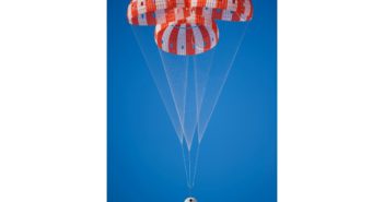 Test spadochronów MPCV Orion / Credits - NASA