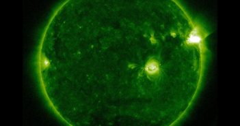 Na 4 minuty przed fazą maksymalną rozbłysku klasy M5.7 / Credits - NASA, SDO