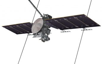 Grafika prezentująca jedną z możliwych wersji sondy Europa Clipper / Credits - NASA