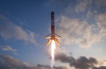 Falcon 9R ląduje na platformie morskiej - 31 marca 2017 / Credits - SpaceX