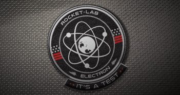 Logo misji It's a Test / Credits - Rocket Lab