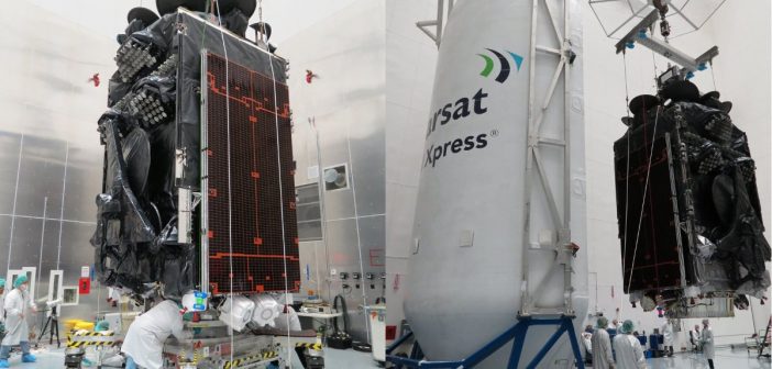 Satelita Inmarsat-5 F4 / Credits - SpaceX, Inmarsat