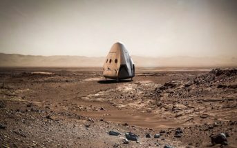 Kapsuła Red Dragon na powierzchni Marsa / SpaceX