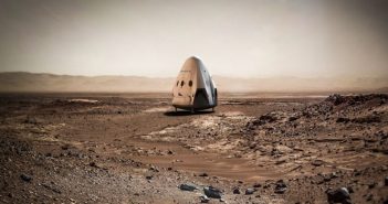 Kapsuła Red Dragon na powierzchni Marsa / SpaceX